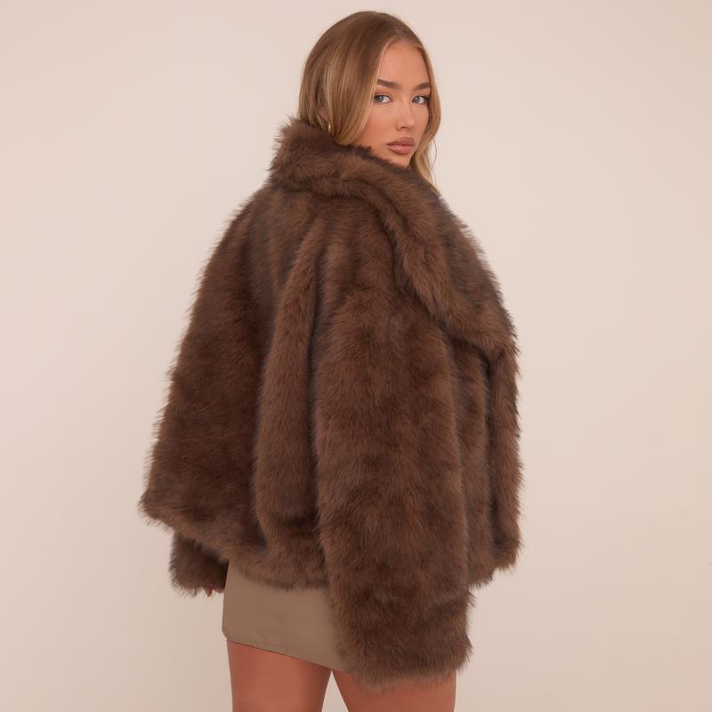 Premium Faux-Fur Coat