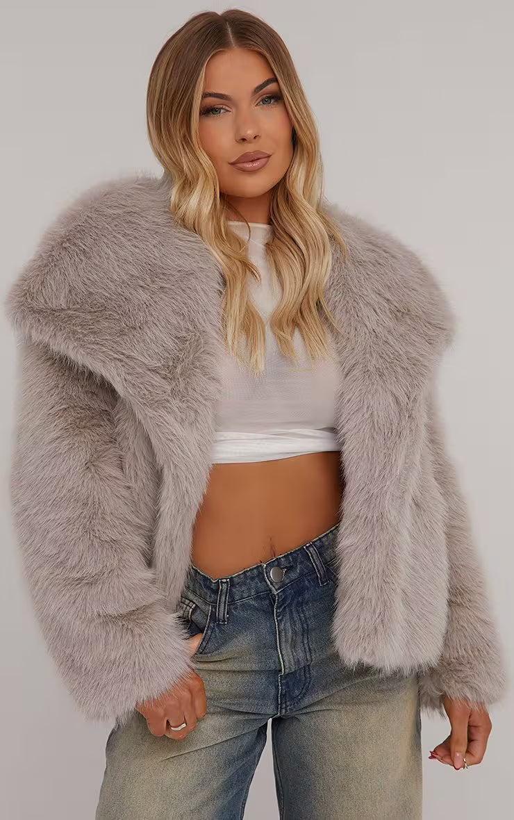 Premium Faux-Fur Coat