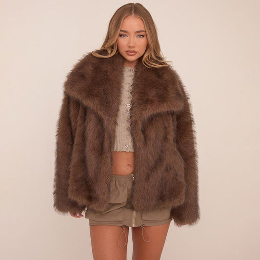 Premium Faux-Fur Coat
