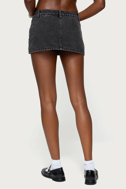 Denim Mini Skort