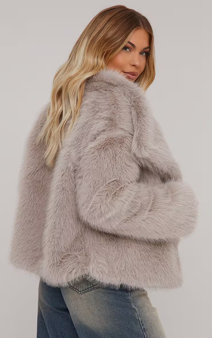 Premium Faux-Fur Coat