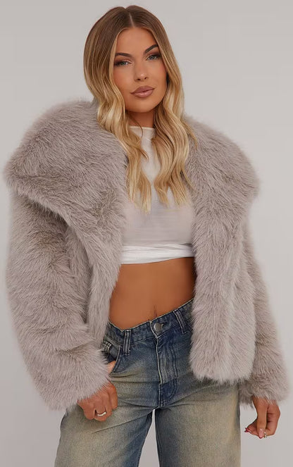 Premium Faux-Fur Coat