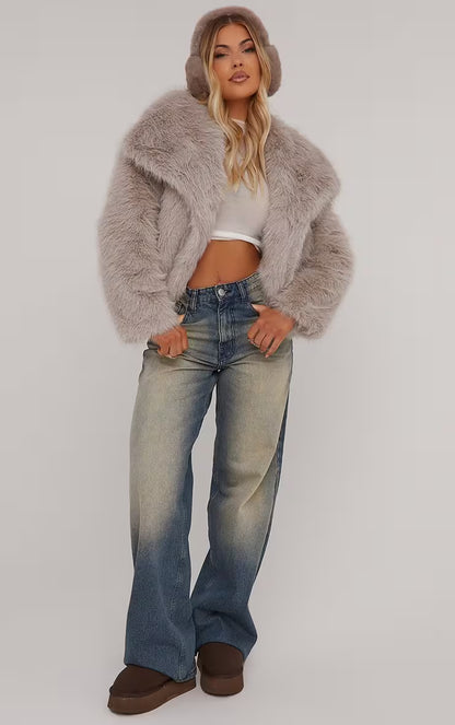 Premium Faux-Fur Coat